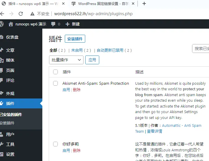 ACF 文本与文本域字段示意图