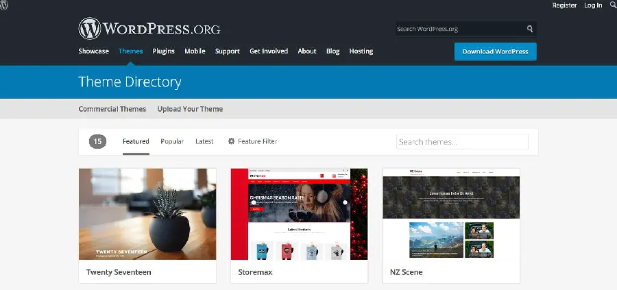 WordPress 主题响应式移动适配示意图