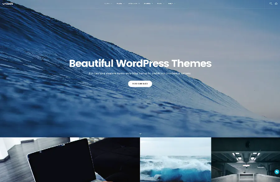 WordPress 主题响应式移动适配示例图